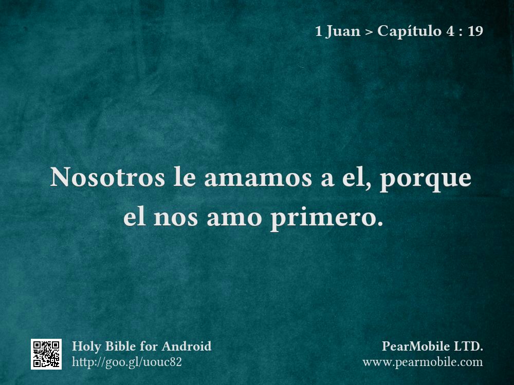 1 Juan, Capítulo 4:19